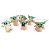 Star Wars 3D Baby Yoda Mini Figür Seti Oyuncak 6 CM