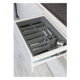 STARAX Çekmece Içi Plastik Kaşıklık Gri 64x49 Cm - 58x40 Cm Arası Kesilir 70 Modül