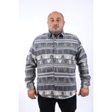 Starbattal 22211 İndigo Büyük Beden Erkek Gömlek
