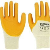 Starline E-203 Sarı No:9 Yarım Kaplı Nitril Eldiven
