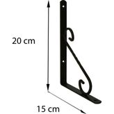 Starseven Ferforje Raf Altı No:2 Siyah