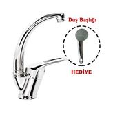 Starseven Mix Kuğu Banyo Batarya + Duş Başlığı Hediyeli