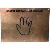 Statik Bakır Topraklama Levhası