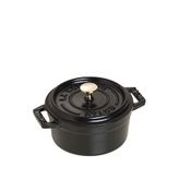 Staub Mini Döküm Tencere 10 Cm - Siyah