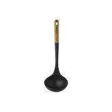 STAUB Silikon Çorba Kepçesi 30 cm Siyah