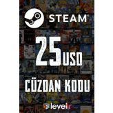 Steam 25 USD Cüzdan Kodu