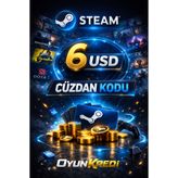 Steam 6 USD Cüzdan Kodu