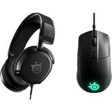 SteelSeries Steelseries Arctis Prime Oyuncu Kulaklığı + Rival 3 Kablolu Rgb Oyuncu Mouse - Siyah
