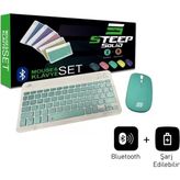 Steep Solid Magic Yeşil Şarjlı Bluetooth Klavye Mouse Set