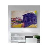 StellaStore Marc Chagall Mavi Ev Kanvas Tablo, 70 x 100