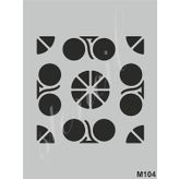 Stencil Boyama Şablonu 15x20 cm. M104