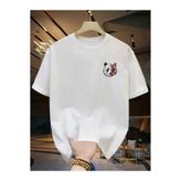 Stendhal PANDA BASKILI OVERSİZE BİSİKLET YAKA T-SHİRT