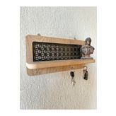 Step and Maker Ahşap Mdf Anahtarlıklı Dekoratif Duvar Rafı