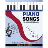 Step Kitap Piano Songs For Advanced Beginners: The Best Classical Pieces Color-Coded + Audio
