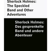 Step Kitap Sherlock Holmes: The Speckled Band And Other Adventures / Sherlock Holmes: Das Gesprenkelte Band Und Andere Abenteuer [bilingual Edition] - English & German