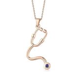 Steteskop Safir Kolye