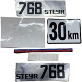 Steyr 768 Traktör Yan Yazı Takımı