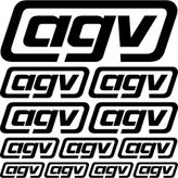 Sticker Masters Agv Sponsor Set Sticker
