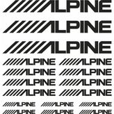 Sticker Masters Alpine Sponsor Set Sticker