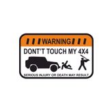 Sticker Masters Dont Touch My Jeep Sticker