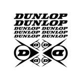 Sticker Masters Dunlop Sponsor Siyah Sticker Set