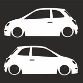 Sticker Masters Fiat 500 Basık Araç Sticker