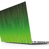Sticker Masters Green Binary Code Laptop Sticker