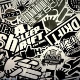 Sticker Masters Hellaflush Sticker Black
