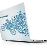 Sticker Masters Motocross Laptop Duvar Stickerı
