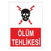 Sticker Masters Ölüm Tehlikesi Levhası Sticker