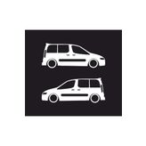Sticker Masters Peugeot Partner Basık Sticker