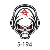 Sticker Masters Skull Anarchy Sticker