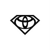 Sticker Masters Toyota Süpermen Logo Sticker