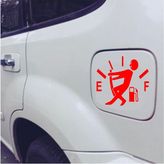Sticker Usta Yakıt Deposu Kapağı Araba Oto Motosiklet Sticker 00023 - 12x9,5 Cm - Kırmızı
