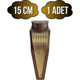 Stil 15CM Plastik Ayak Mobilya Masa ve Dolap AYAĞI(15CM)(KAHVERENGİ - Altın) - Kahverengi - 15cm - 1 ADET