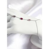 Stil Love Pirinç Renkli Zirkon Taşlı Dikdörtgen Model Gümüş Renk Kadın Şahmeran