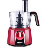 Stilevs SGH20011 Maxi Chef Kırmızı Mutfak Robotu – Çok Fonksiyonlu, Yüksek Kapasiteli ve Güçlü Performanslı