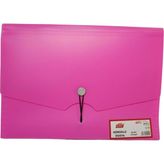 Stılo 13 Bolmelı Koruklu Dosya ( Pembe)