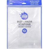 Stilo Kitap Kabı Buzlu Şeffaf - A4 - Hazır Defter Kabı