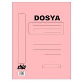 STİLO TAM KAPAK TELLİ DOSYA (50'li Paket)