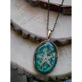 Stoneage Jewellery Gerçek Gerçek Deniz Yıldızı El Yapımı Bayan Kolye