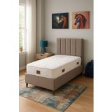 STONEAVM STONE 100x200 Ortopedik Yatak Baza Başlık Set