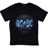 Stoned Ac-Dc Baskılı T-Shirt - XS - Siyah