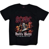 stonedfame Ac-Dc Baskılı T-Shirt - Siyah - 2XL