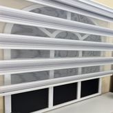 StorBurada Gri Renk Geçişli Zebra Stor Perde