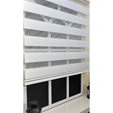 StorBurada Zebra Stor Perde Beyaz Stb 400v01-d