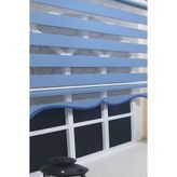 StorBurada Zebra Stor Perde Mavi Etek Dilimli ST 006