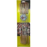 Store Ahşap Saplı Metal Çöp Şiş