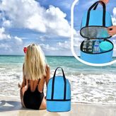 Store Termos Çanta Plaj Çanta Piknik Çanta Isı Yalıtımlı Sıcak Soğuk Tutucu Outdoor 2 Bölmeli 26 Litre - Alüminyum Standart Renk - 0,1 lt