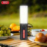 Store Xo YH17 Solar Şarjlı Dış Mekan LED Kamp Lambası - 1500MAH Bataryalı, Manyetik Tabanlı ve Kancalı, 5 Farklı Aydınlatma Modlu Acil Durum Işığı - Taşınabilir Güneş Enerjili Fener - 0 - Siyah - 1 W